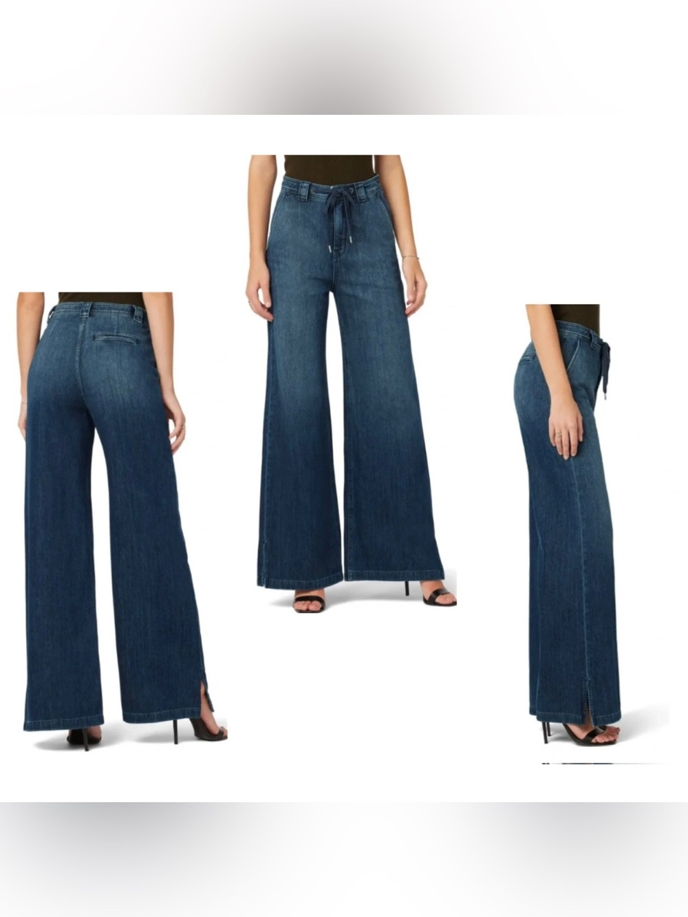 Hudson Drawstring Pant in Blue Inferno